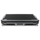 ODYSSEY Low Profile 10″ Format DJ Mixer and Two Battle Position Turntables Flight Coffin Case with Wheels and Glide Platform
