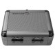 ODYSSEY KROM Series Silver Diamond PRO2 Case for Two Turntable Needle Cartridges 