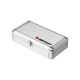 ODYSSEY KROM Series Silver PRO2 Case for Four Turntable Needle Cartridges