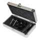 ODYSSEY KROM Series Silver PRO2 Case for Four Turntable Needle Cartridges