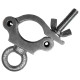 ODYSSEY Pro Half Coupler with Eye Bolt, Fits 2″ Tube, 660 lb Load, Polished Natural