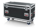 Gator Cases G-TOURTRK452212 Truck Pack Utility ATA Flight Case; 45” x 22” x 27” Exterior Before Casters; 12mm Wood Construction, Dividers and Lift-Out Trays