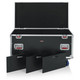 Gator Cases G-TOURTRK452212 Truck Pack Utility ATA Flight Case; 45” x 22” x 27” Exterior Before Casters; 12mm Wood Construction, Dividers and Lift-Out Trays