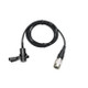 Audio-Technica AT831CW - Cardioid condenser lavalier microphone with 55" cable terminated with locking 4-pin HRS-type connector for Audio-Technica wireless systems using UniPak transmitters