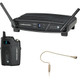 Audio-Technica ATW-1101/H92-TH - System 10 Digital Wireless System includes: ATW-R1100 receiver and ATW-T1001 UniPak transmitter with PRO 92cW-TH headworn microphone, 2.4 GHz