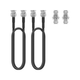 SENNHEISER GA 2-XSW 2 - Extension cables and BNC sockets to front-mount one pair of antennas