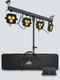 Chauvet DJ 4BARLTQUADBT - 4BAR LT QUAD BT Includes: Carry Bag, Tripod, Tripod Carry Case, Footswitch, Hanging Bracket