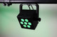Blizzard Lighting HOTBOX RGBA - 7x 10-watt RGBA Quad-Color (4-in-1) LEDs  with 5 user selectable 32-bit dimming curves. 3/4/5/8/9-ch DMX, built-in programs, 4-button LED control panel, dimmer, strobe, sound active, & powerCON compatible AC In/Out.