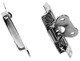 DEEJAY LED TBHMIDDLELATCH - Recessed Industrial Grade Bi-Position Spring Loaded Butterfly Latch with Padlock Tab used in Case Construction