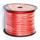 DEEJAY LED TBH4100RED - 100 Feet 4 AWG Car Amplifier Power Cable CCAW RED