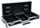 DEEJAY LED TBH2TTRN62WLTBAT - Fly Drive Case For Two Turntables plus One Rane RN62 Pro Mixer or Similarly Sized Equipment w/Laptop Shelf w/Wheels