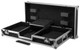 DEEJAY LED TBH2TTRN62WLTBAT - Fly Drive Case For Two Turntables plus One Rane RN62 Pro Mixer or Similarly Sized Equipment w/Laptop Shelf w/Wheels