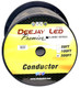 DEEJAY LED TBH164C500 - 500-Foot 4-Conductor 16 Gauge Stranded Cable w/Single Black Jacket ideal for speakers