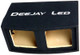 DEEJAY LED 2X10SQUARESEALED - Double Heavy Duty 10-in Square Woofer Empty Car Speaker Box 