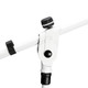 GRAVITY GR-GMS4322W - Microphone Stand with Folding Tripod Base and 2-Point Adjustment Telescoping Boom WHITE