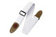 Levy's Leathers MSSC8-WHT -  2" Wide White Cotton Guitar Strap.