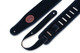 Levy's Leathers MSS3-BLK -  2 1/2" Wide Black Suede Guitar Strap.