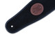 Levy's Leathers MSS3-BLK -  2 1/2" Wide Black Suede Guitar Strap.