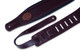 Levy's Leathers MSS2-BRG -  3" Wide Burgundy Garment Leather Guitar Strap.