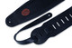 Levy's Leathers MSS2-4-BLK - 4 1/2" Wide Black Garment Leather Bass Strap