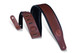 Levy's Leathers MSS1-BRN -  3" Wide Brown Veg-tan Leather Guitar Strap.