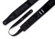 Levy's Leathers MS26CK-BLK - 2 1/2" Wide Black Suede Leather Guitar Straps