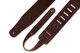 Levy's Leathers MS26-BRN -  2 1/2" Wide Brown Suede Guitar Strap.