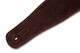 Levy's Leathers MS26-BRN -  2 1/2" Wide Brown Suede Guitar Strap.
