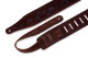 Levy's Leathers MS17T03-BRN -  2 1/2" Wide Brown Suede Guitar Strap.