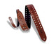 Levy's Leathers M12TTV-BRN - 2" Wide Brown Veg-tan Leather Guitar Strap