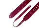 Levy's Leathers M12LBC-BRG - 2" Wide Burgundy Chrome-tan Leather Guitar Strap