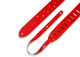 Levy's Leathers M12GSC-RED - 2" Wide Red Chrome-tan Leather Guitar Strap