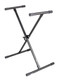 Gator Frameworks GFW-KEY-1000X - Frameworks adjustable "X" style keyboard stand with rubberized leveling foot