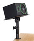 Gator Frameworks GFWSPKSTMNDSKCMP - Clamp-On Studio Monitor Stand - Adjustable Height 