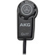 AKG C411 L Ultra-light vibration pickup with mini XLR connector for use with B29 L battery operated power supply or AKG WMS bodypack transmitters.