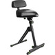 Gravity Stands Height Adjustable Stool with Foot and Backrest