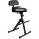 Gravity Stands Height Adjustable Stool with Foot and Backrest