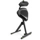 Gravity Stands Height Adjustable Stool with Foot and Backrest