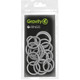 Gravity Stands Universal Ring Pack for Microphone Stands (20-Pack, Concrete Gray)