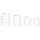 Gravity Stands Universal Ring Pack for Microphone Stands (20-Pack, Ghost White)