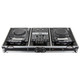Odyssey FZ10CDJWXD EXTRA DEEP DJ COFFIN WITH WHEELS FOR A 12" FORMAT DJ MIXER & 2 LARGE FORMAT CD/DIGITAL MEDIA PLAYERS