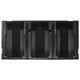 Odyssey FZGS12CDJWXD2BL GLIDE STYLE EXTRA DEEP BLACK DJ COFFIN CASE FOR 12" FORMAT DJ MIXER & 2 MEDIA PLAYERS