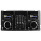 Odyssey FZGS12CDJWXD2BL GLIDE STYLE EXTRA DEEP BLACK DJ COFFIN CASE FOR 12" FORMAT DJ MIXER & 2 MEDIA PLAYERS