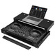 Odyssey FZGSDDJFLX6BL PIONEER DDJ-FLX6 ATA FLIGHT CASE IN BLACK WITH GLIDE LAPTOP PLATFORM