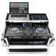 Odyssey FZGSPRIME2 DENON PRIME 2 DJ CONTROLLER GLIDE STYLE CASE WITH 19" 1U BOTTOM RACK