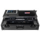 Odyssey FZGSPRIME2BL BLACK LABEL DENON PRIME 2 DJ CONTROLLER GLIDE STYLE CASE WITH 19" 1U BOTTOM RACK