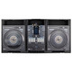 Odyssey FZGSRANE1272WBL BLACK LABEL SERIES RANE SEVENTY / SEVENTY-TWO MIXER AND TWELVE TURNTABLE CONTROLLER SYSTEMLOW PROFILE (1-TIER) GLIDE STYLE DJ COFFIN WITH WHEELS