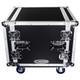 Odyssey FZS08W 8 SPACE - 22" RACKABLE DEPTH SHOCK MOUNT RACK W/WHEELS