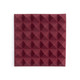 Gator Cases GFW-ACPNL1212PBDY-2PK Pair of 2-Thick Acoustic Foam Pyramid Panels 12x12  Burgundy Color