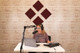 Gator Cases GFW-ACPNL1212PBDY-2PK Pair of 2-Thick Acoustic Foam Pyramid Panels 12x12  Burgundy Color